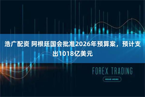 浩广配资 阿根廷国会批准2026年预算案，预计支出1018亿美元